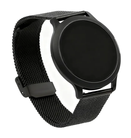 Reloj Noga Sw25 Bt Smartwatch Inteligente Amoled Malla Metal Negro