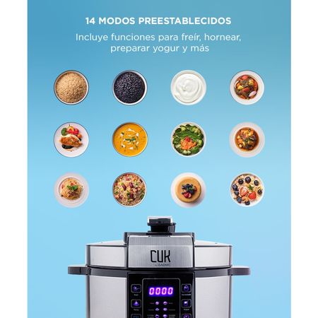 Olla Eléctrica A Presión Gadnic HD100 Cocción Instantánea Arrocera 6L 1000W