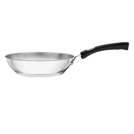 Sarten Tramontina Acero Inoxidable Solar Silicone 20 Cm 1.3l Inox