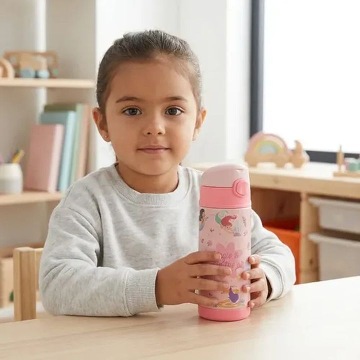 Botella Infantil 300ml Princesas Clandy Dpr8359 Rosa - Vista 4