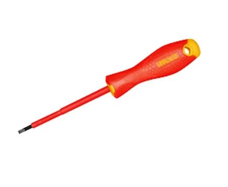 Destornillador Aislado Plano Cr-V.Sl4.0 X 100 Ingco (HISD814100)