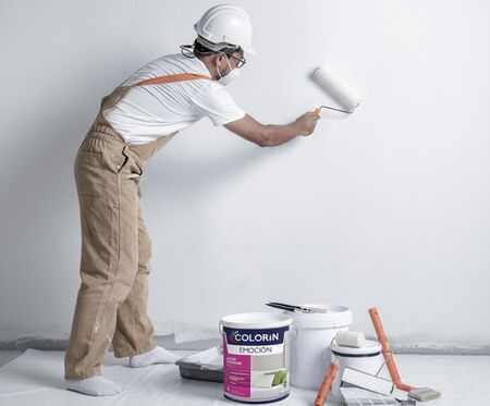 Pintura Latex Interior Blanco Mate 20 Lts Colorin Emoción