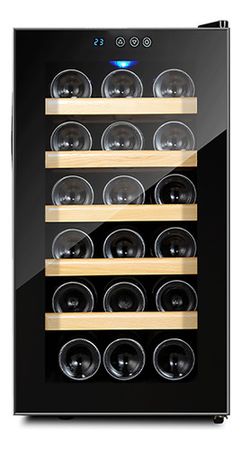 Cava De Vinos Vondom Para 18 Botellas Con Estantes De Madera