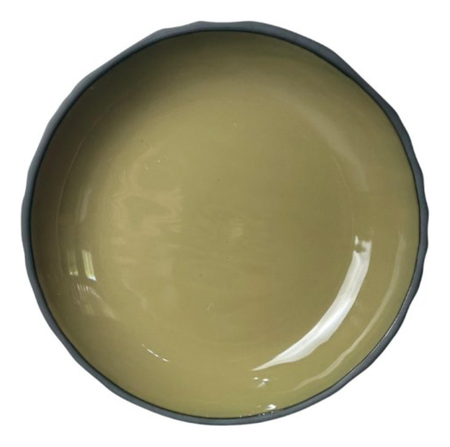 Set 6 Platos 20cm Porcelana Texture Germer Elegante Chef Bar