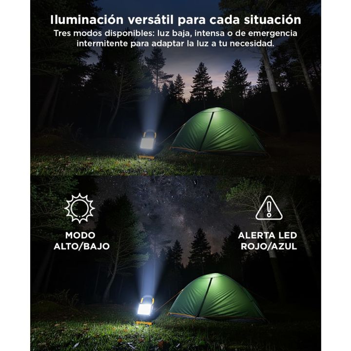 Reflector Portátil Gadnic Lámpara Recargable 30w - Vista 3