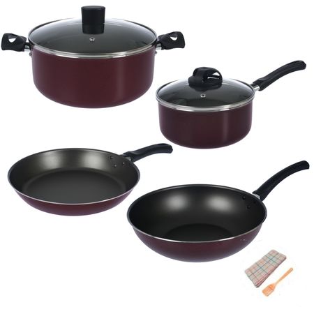 Bateria de Cocina 1,6 mm Cacerola Sarten Wok Aston Bordo 