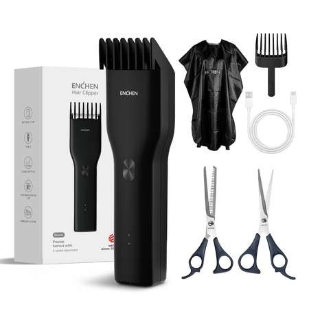 Cortadora De Pelo Inalámbrica + Accesorios Enchen Boost