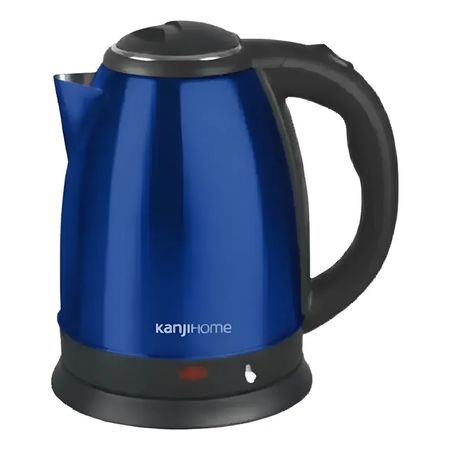 Pava Jarra Electrica Kanji Kjh-pe15002m.bl Azul Inox 1,8lts Azul
