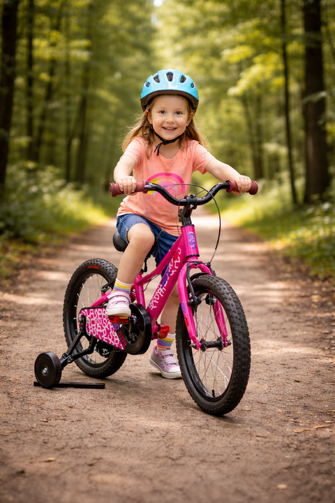 Bicicleta Infantil Rodado 16'' Slp 5 Pro Girl 2026 C/ Ruedas Fucsia - Vista 5