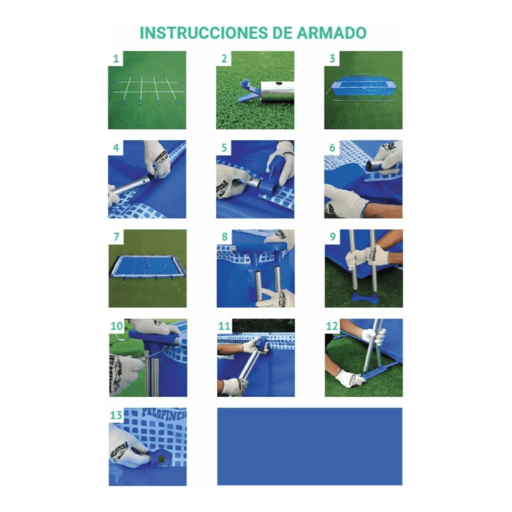 Pileta Pelopincho 1076 4.45x2.25x0.80 8000lts Pp076 - Vista 3