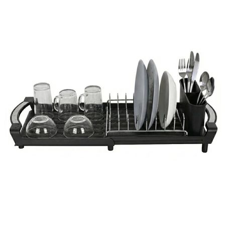 Escurridor Secaplatos HLV02 Extensible Acero Inoxidable Alpina