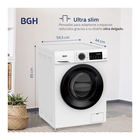 LAVARROPAS BGH BWFI-06W24AR INVERTER 6KG BLANCO