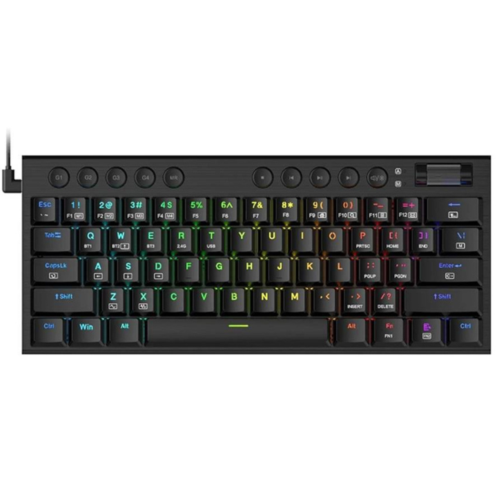TECLADO REDRAGON HORUS MINI WIRELESS (C:NEGRO) - Vista 1