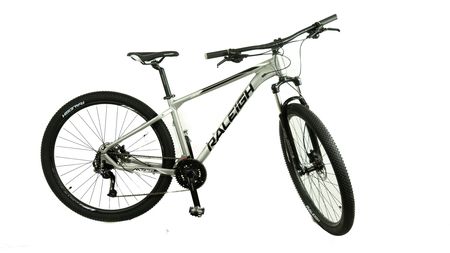 Bicicleta Raleigh Mojave 4.5 Talle 15"/S_ Gris/Negro_ Cuadro de aluminio_24vel._Frenos Hidraulicos _ Rodado 29_ Línea 2026