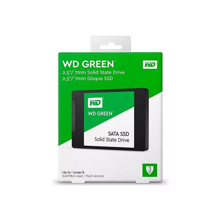 Disco de Estado Solido 480GB Western Digital Green 2.5 545MBS - Vista 1