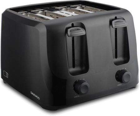 Tostadora Eléctrica Daewoo TO8221B 4 Ranuras Negra