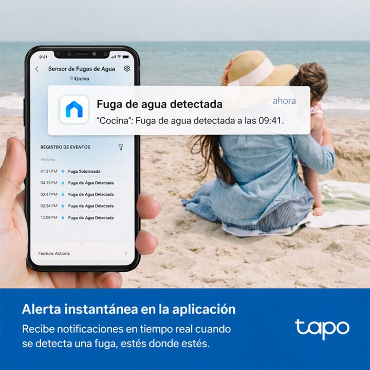 Smart Home Tp-Link Tapo T300 Sensor Fuga Agua - Vista 7