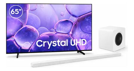 Smart Tv Samsung 65  4k Crystal Uhd + Barra Hw-s801d
