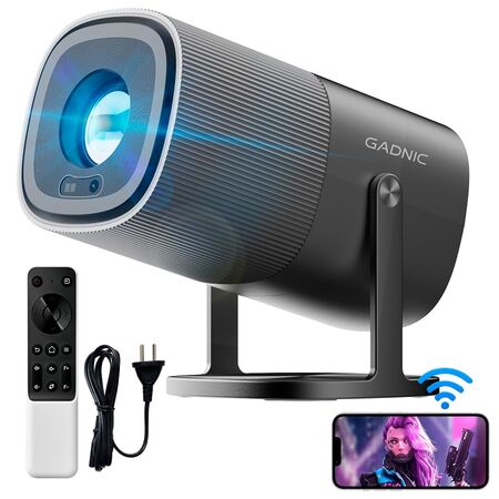 Proyector Gadnic Portátil FHD Android TV Screen Miroring 9000 lumenes