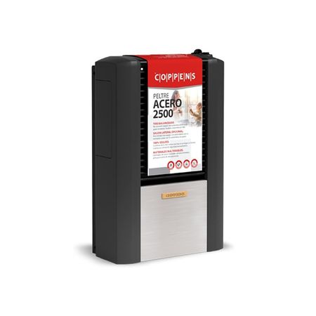Calefactor Coppens 2500 Tb S Izquierda Peltre Acero Multigas