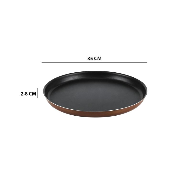 Pizzera 35 Cm Linea Bronze Antiadherente - Jovifel - Vista 2