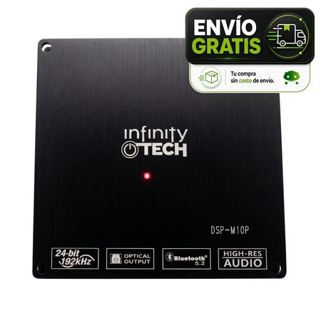 Procesador de Audio DSP Infinity Tech DSP-M10P 10 Canales Bluetooth 5.2 96kHz 24Bit