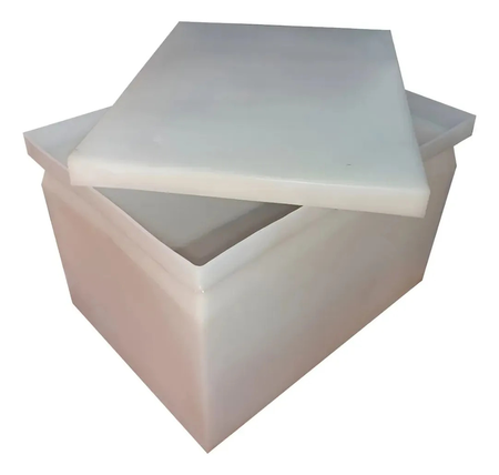 RECIPIENTE RECTANGULAR C/TAPA 16 LT APILABLE