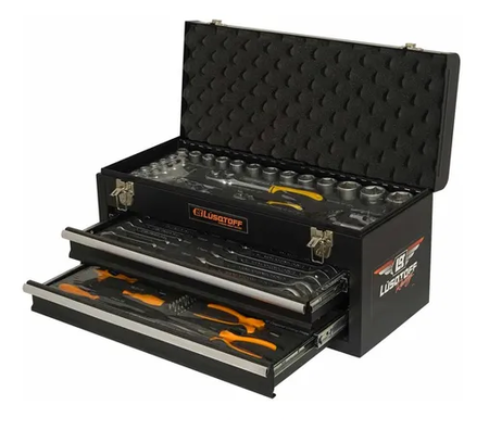 Kit Herramientas 84 Piezas Lusqtoff Lqcm132 Maletin Metalico