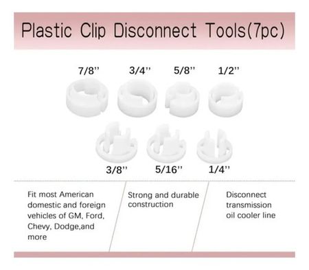 Desacople Plastico Ruhlmann Linea Aire Nafta Set de 22 Piezas