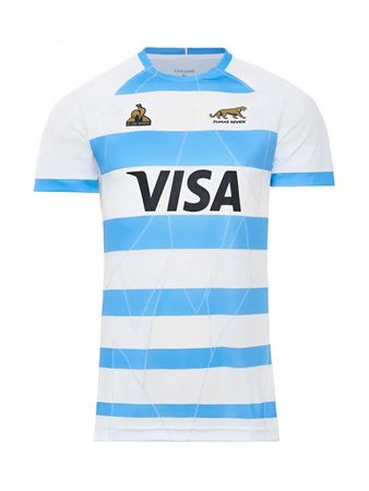 Camiseta Le Coq Sportif Pumas Seven Home Fan 2024 Hombre Rugby Celeste