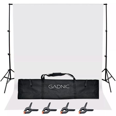 Soporte Porta Fondo Blanco Gadnic Profesional con Infinito