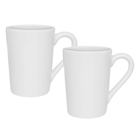 Set X2 Jarros Mug 230 Cc Blanco - Oxford