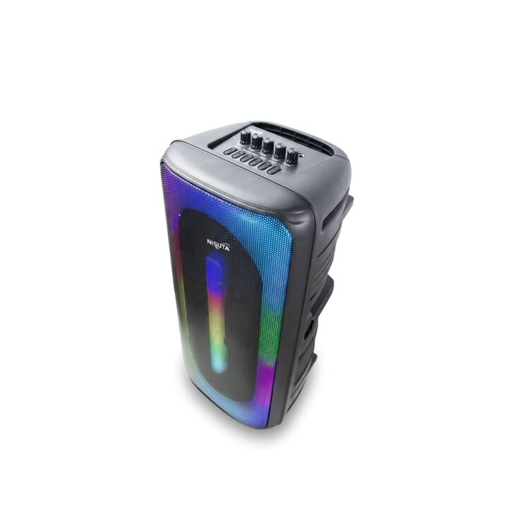 PARLANTE NISUTA PORTÁTIL 2X8 (C:NEGRO) - Vista 2