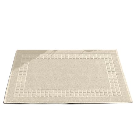 Toalla de pies para baño Domus 50 x 80 color Paja Espácity