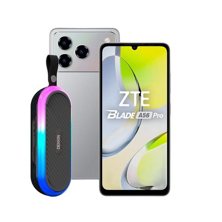 Combo ZTE A56 Pro 4+128GB Grey + Parlante Dekkin 16W IPX6