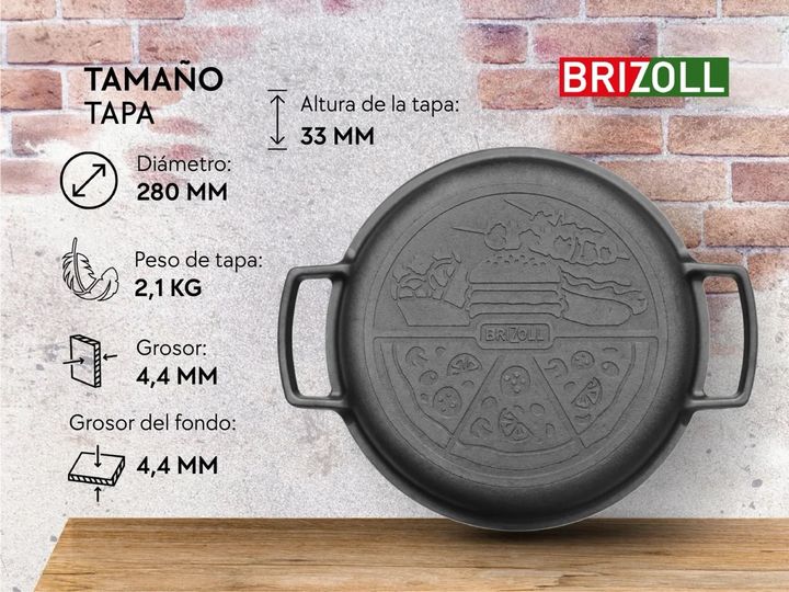 CACEROLA 6L TAPA SARTEN - Vista 5