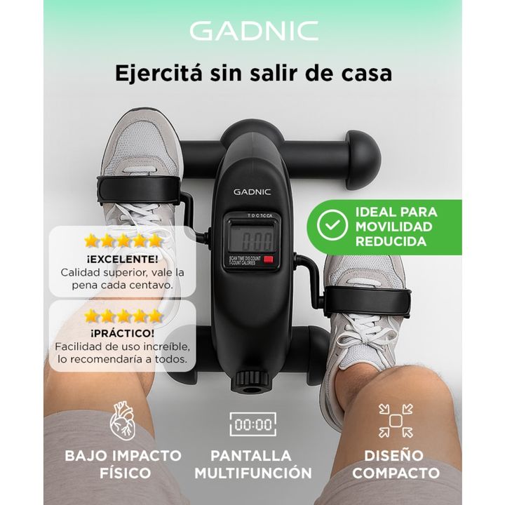 Bicicleta Fija Gadnic Mini Pro 150kg 8 Niveles Ideal Rehabilitación - Vista 2