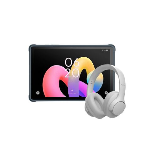 Combo Tablet TCL Pad 10L 128GB 4GB RAM + Auriculares Hune Over-ear Gris