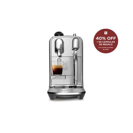 Cafetera Nespresso Creatista Plus Metal J520-AR-ME-NE