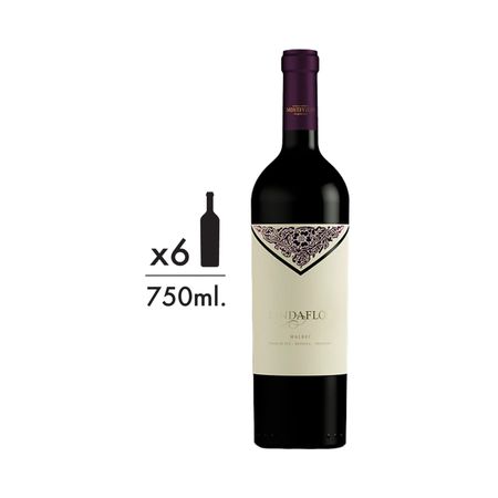 Vino Tinto Lindaflor Malbec Caja x 6