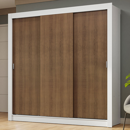 Placard Madesa Nobre Ropero 3 Puertas Corredizas 170x205x51 02