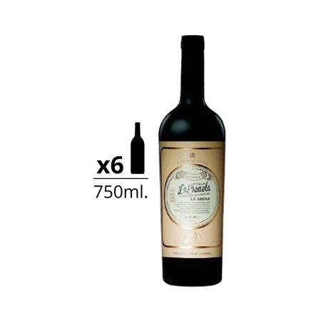 Vino Tinto Negro La Arena Malbec Caja x 6