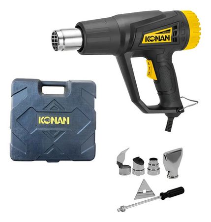 Pistola Calor Konan 2000W +  5 Acces  KPCB2000