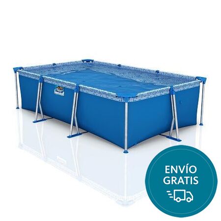 Pileta de lona rectangular Pelopincho 1043 2800L 2.70x1.60x0.65mts