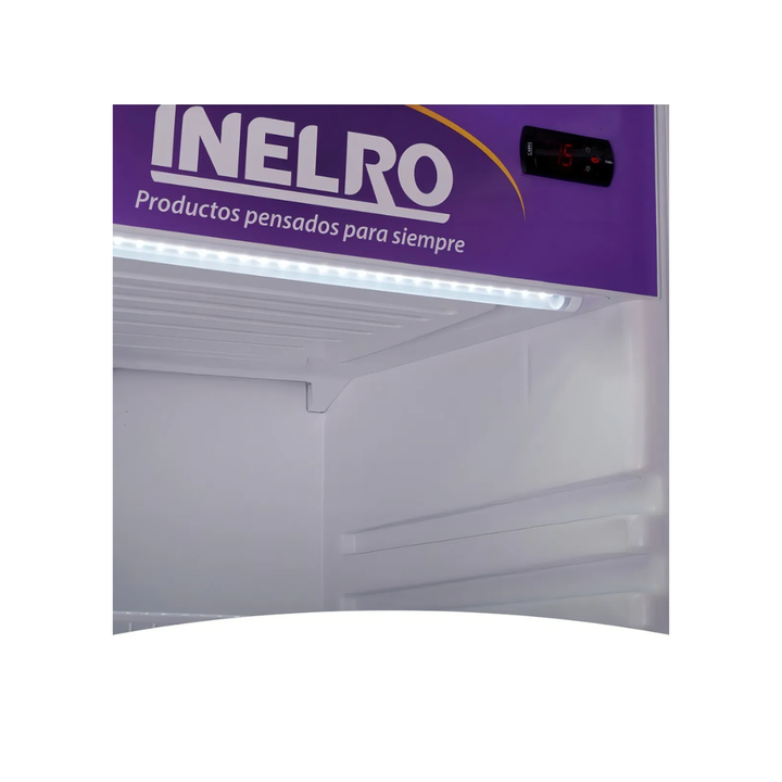 Exhibidora vertical Inelro 470lts. Blanco Controlador elect. Condensacion forzada - Vista 1