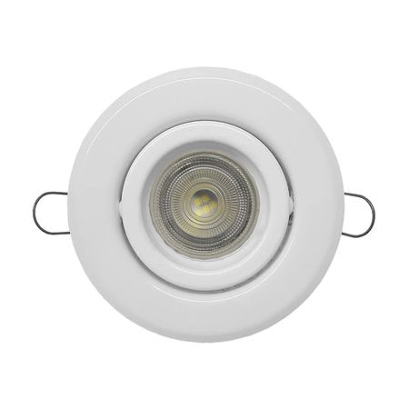 Pack X10 Spot Embutir Led Redondo Blanco Led 5W Calido