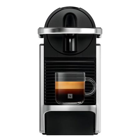 Cafetera Nespresso Pixie Silver D62 Plateado Cápsulas