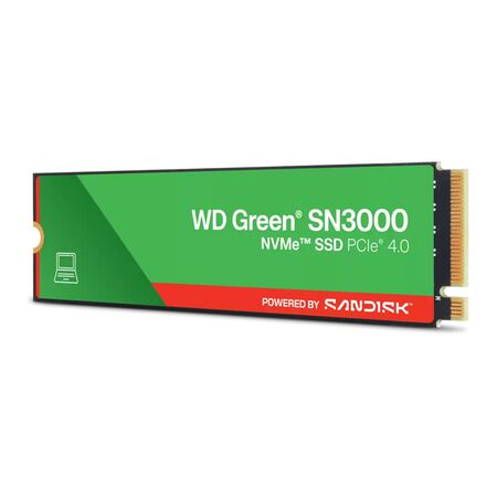 Disco solido SSD SanDisk WD Green SN300 NVMe 500GB PCIe Gen4 M.2
