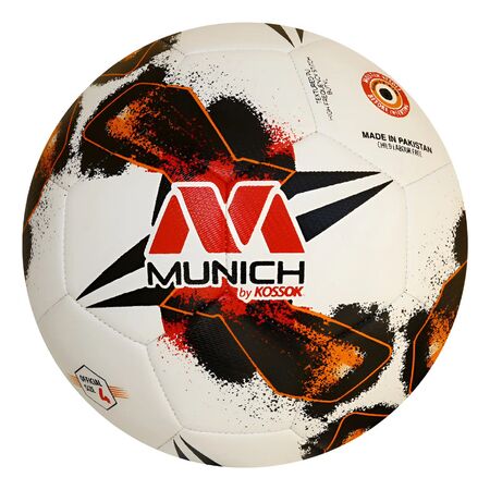 Pelota Flash Munich Futbol 11 Camara Butilo Training Rojo 4