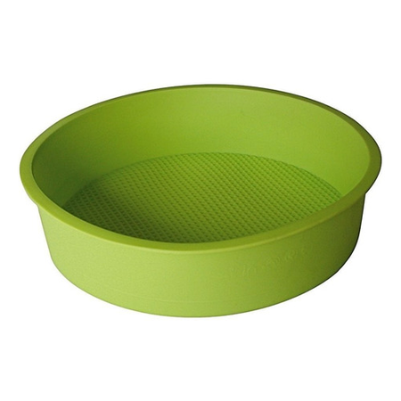 Tortera Molde Silicona 24Cm Verde Horno Microondas